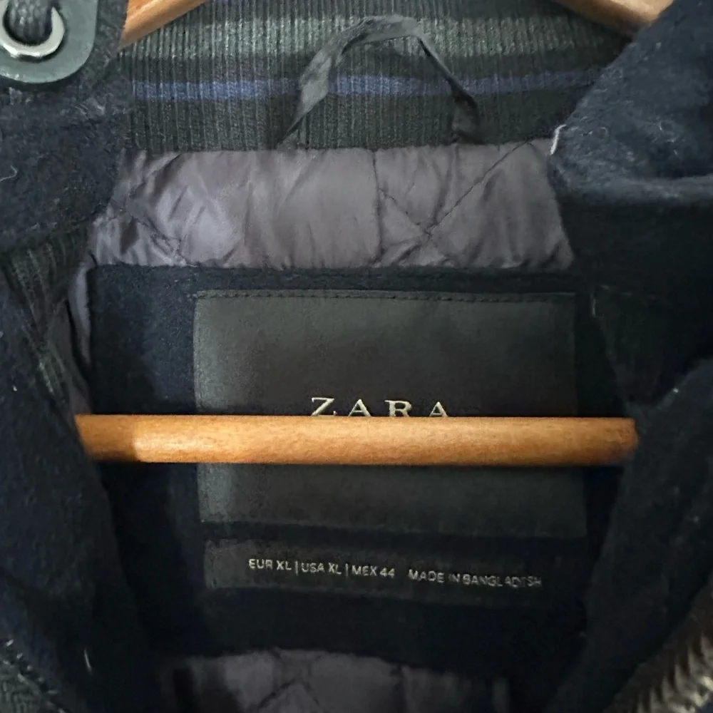 Zara Black Military Toggle Jacket - Picture 3 of 5